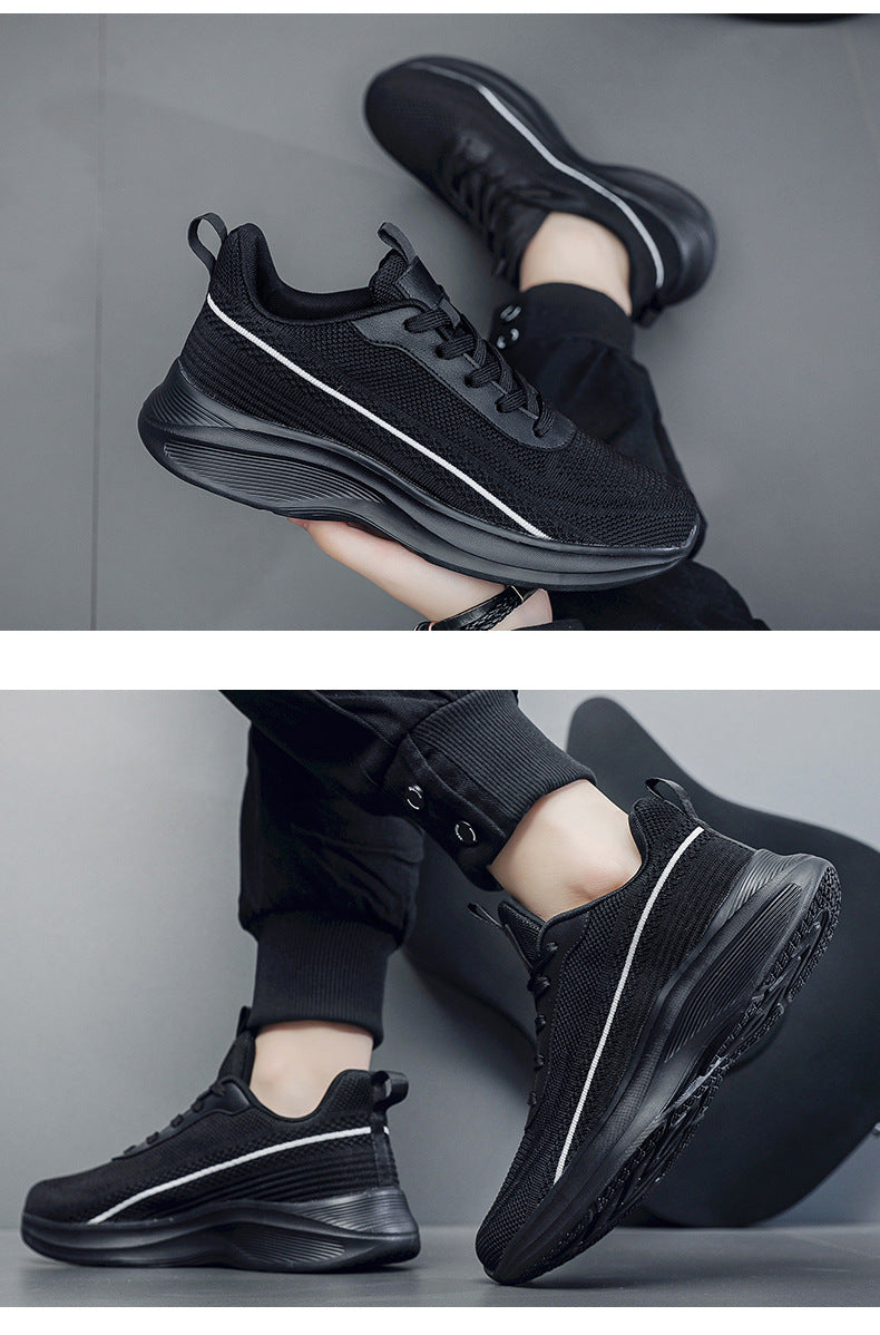 2025Spring and Autumn New Style Foreign Trade Casual Fashion Men's Shoes Breathable Trendy Versatile Comfortable Sports Running Shoes