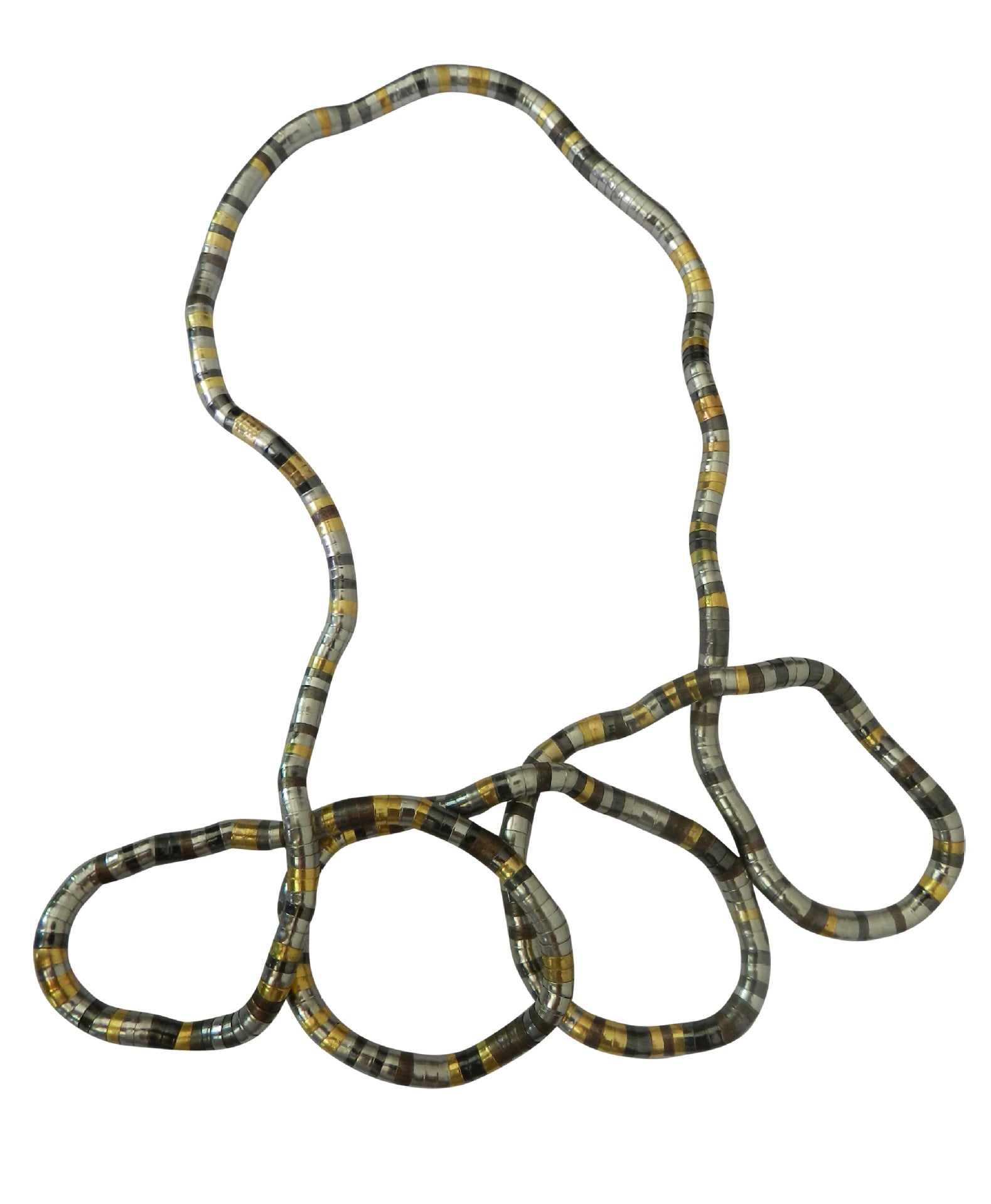 Europe and America choker Alloy Necklace for Women Snake Year Gift Jewelry Snake Bone Chain Freely Bendable Snake Shape Necklace