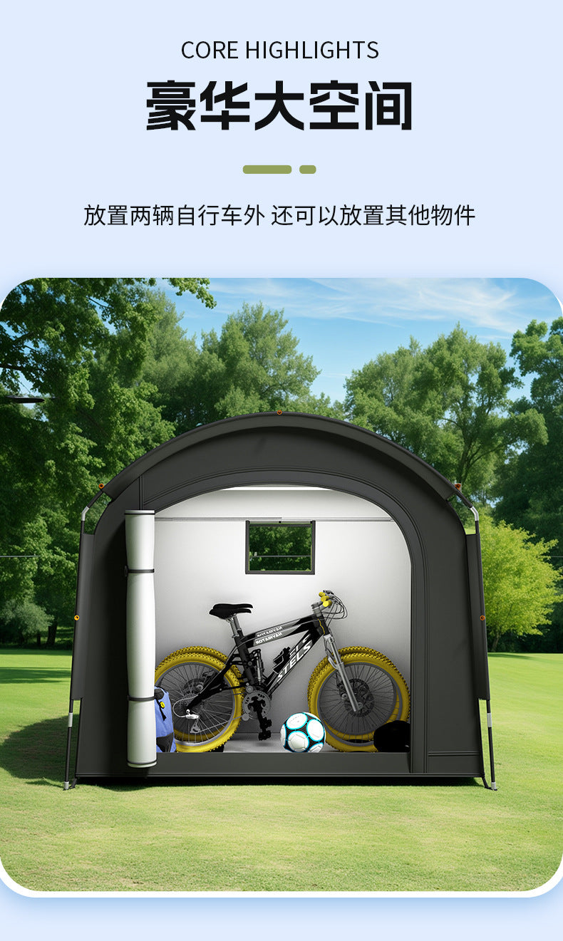 Bicycle Tent Outdoor Portable Waterproof Sunproof Dustproof Enlarged Bicycle Storage Tent