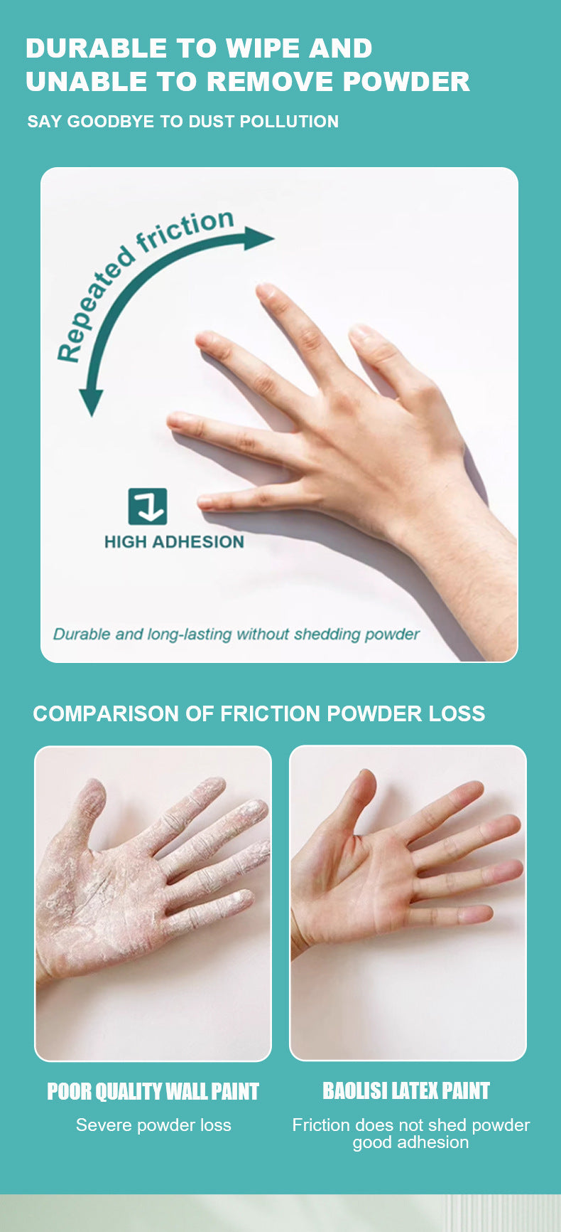 Tik Tok Same Style Small Roller Brush Paint Odorless Wall Repair Paste for Dirt and Graffiti, Latex Paint Repair