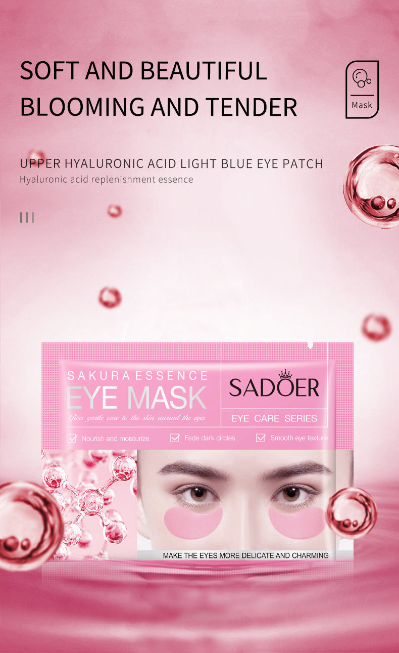 Eye Mask SADOER Caviar Eye Mask Pack Moisture replenishment Cross-border Foreign Trade Skincare Wholesale