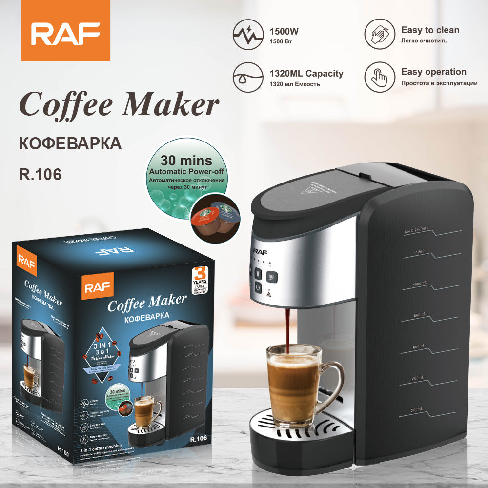 European Standard  foreign trade Italian-style capsule coffee machine portable office commercial small household R.106