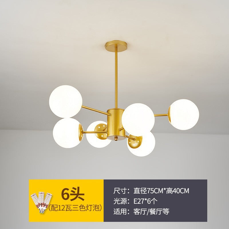 Magic Bean Pendant Light Nordic Dining Room Light Modern Simple Room Master Bedroom Light Creative Living Room Light Elegant Home Wholesale