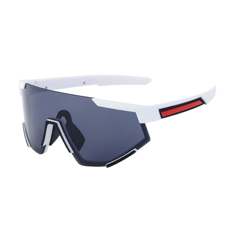 New Cycling Goggles for Women, UV Protection, One-Piece Large Frame Sunglasses, Outdoor Sports Colorful Integrated Sunglasses