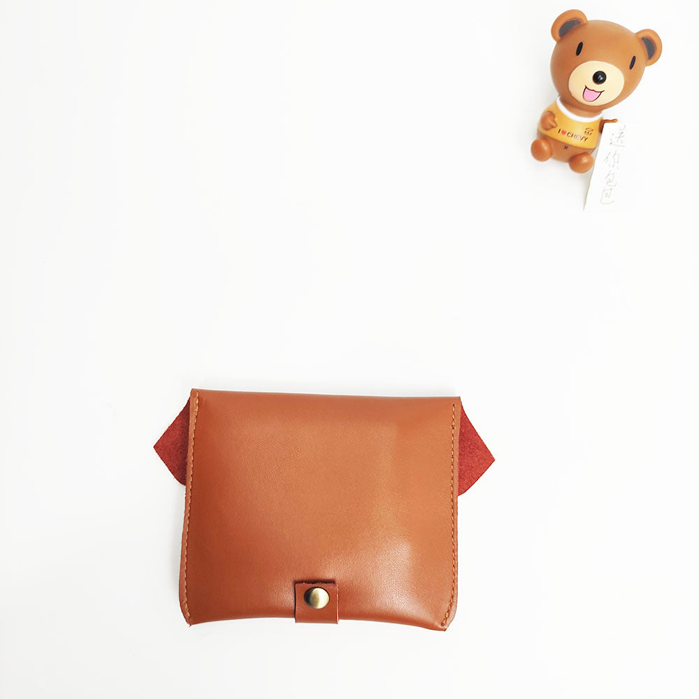 Guangzhou Factory Genuine Leather Cartoon Little Elephant Coin Purse Simple Card Bank Card Advertising Promotional Gift Trendy Product