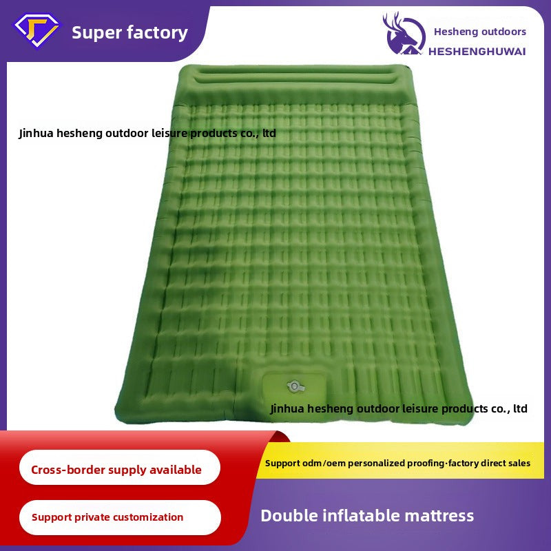 Thickened Outdoor Foldable Portable Tent Nap Mat Ground Mat Moisture-Proof Mat Single Double Egg Nest Mat Inflatable Mat Other