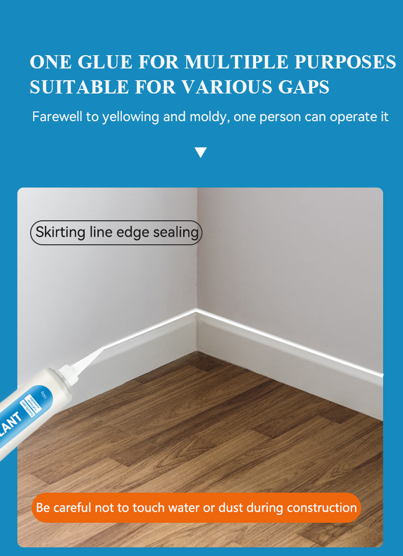 Sealant for Wood and Glass, Furniture, Doors, Windows, Cabinets, Scratch Repair, Waterproof, Paint Repair, Edge Sealing, Color Matching Paste, Wood Repair