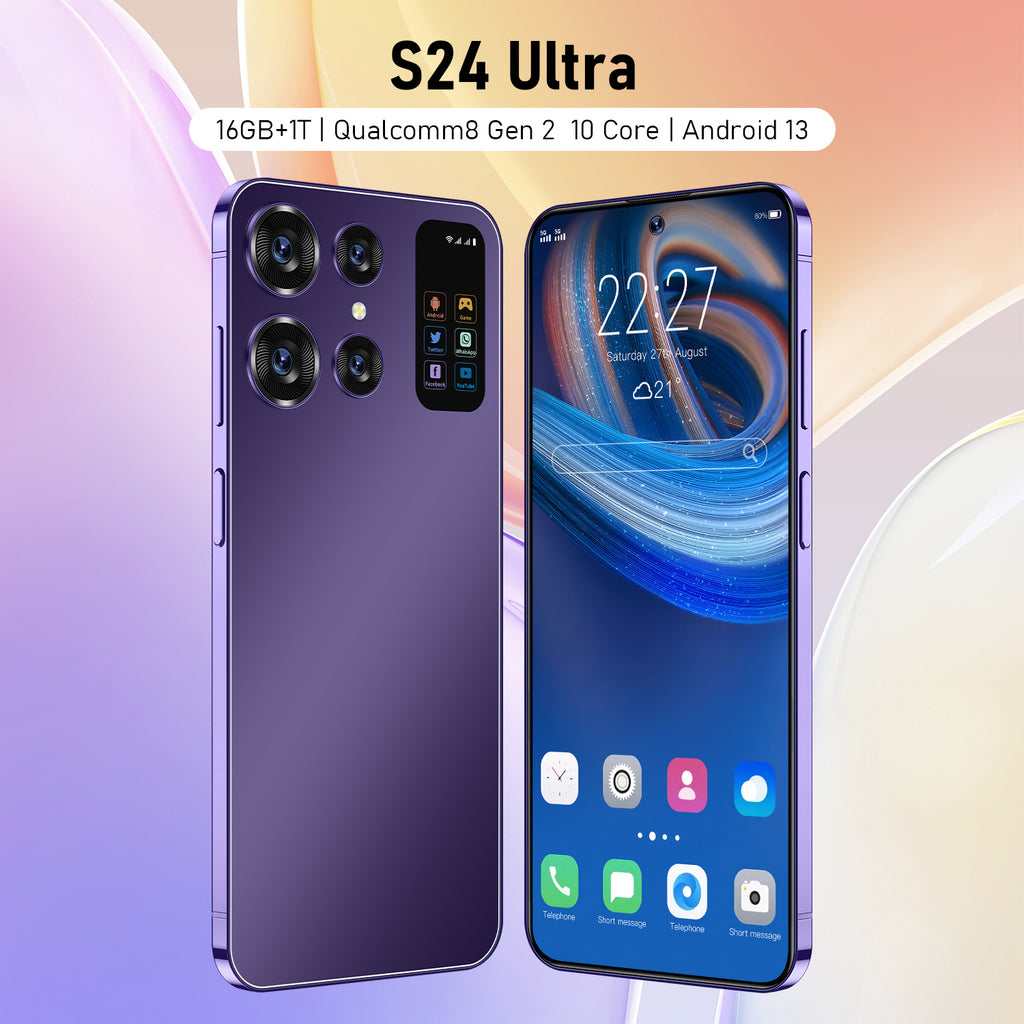 Exclusive Supply S24 Ultra Mobile Phone16+1TB Large Memory7.0High-definition screen source manufacturer available