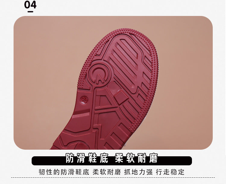 Fashion Doll Labubu Girls' Shoes Princess Shoes2025New Autumn Children's Soft Sole Casual Sports Shoes