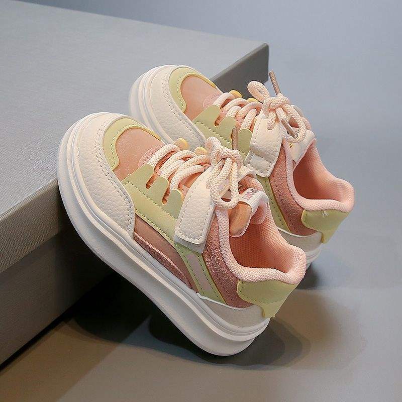 Spring and Autumn New Children's Shoes for Girls and Boys, Leather Walking Shoes, Girls' Sneakers, Korean Style Baby Shoes