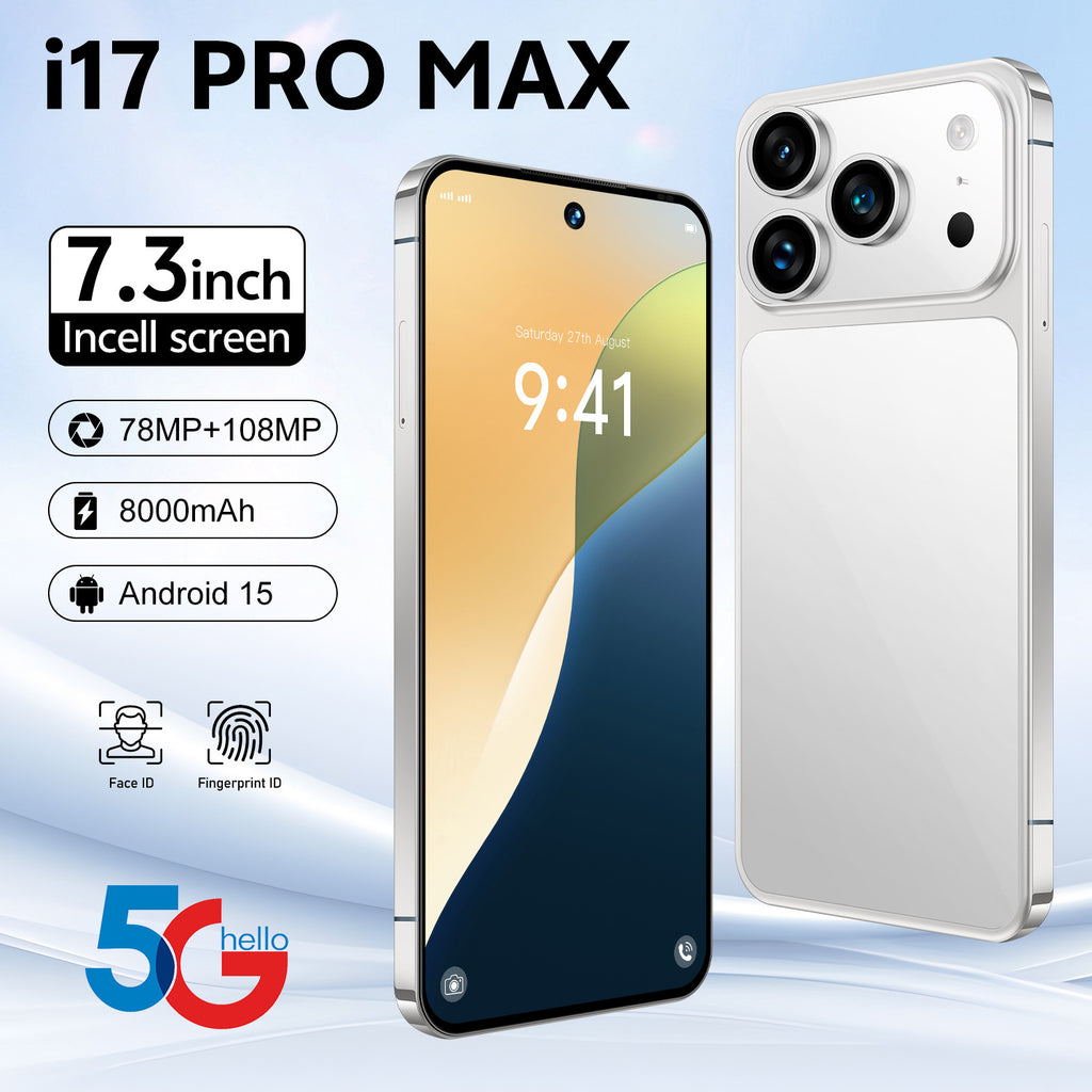 Exclusive Supply i17 Pro Max Large Screen16+1T Android Smartphone Source Factory AliExpress Available