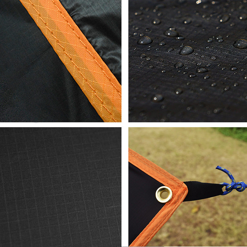 Japanese Moisture-Proof Picnic Mat Tent Thickened Waterproof Double-Sided Silicone Coated Camping Mat Outdoor Supplies Camping Cloth