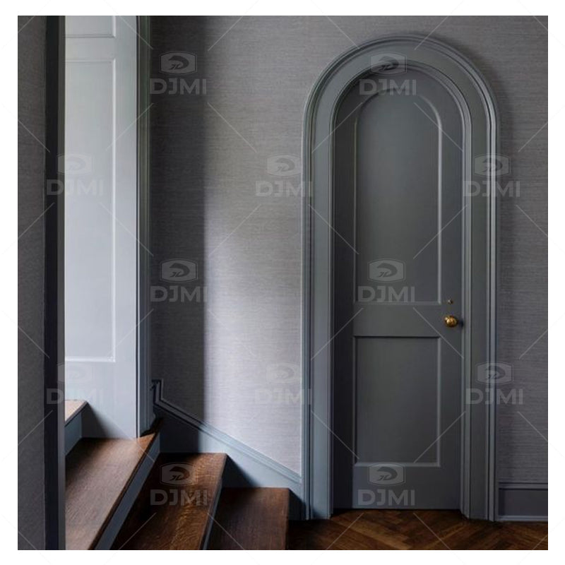 Mahogany Walnut Puerta De Madera Interior Shaker Wooden Doors for Apartment