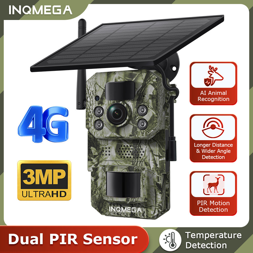 Manufacturer Private Model Outdoor Camouflage Camera3MPAI Animal Identification Pair PIR Induction4G Camera4G Remote Monitoring