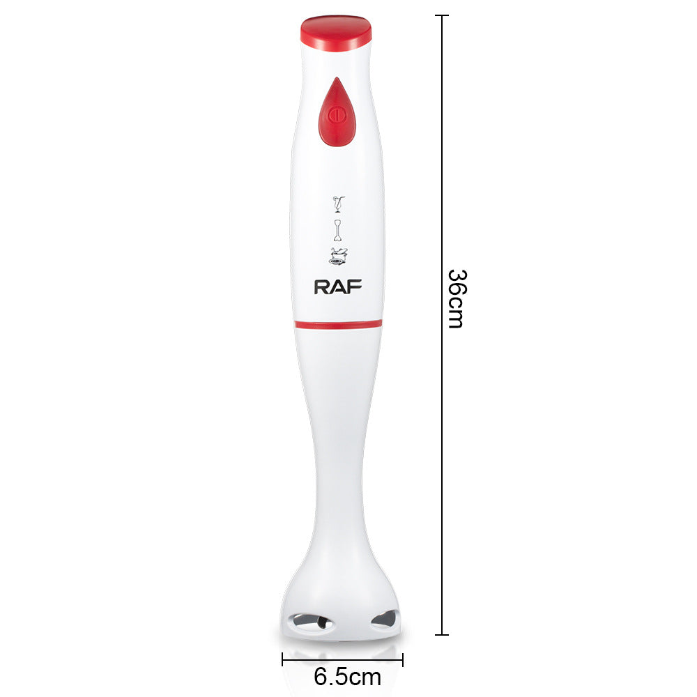 RAF European Standard Electric Stainless Steel Cooking Stick Household Handheld Blender Baby Food Mixer R.286