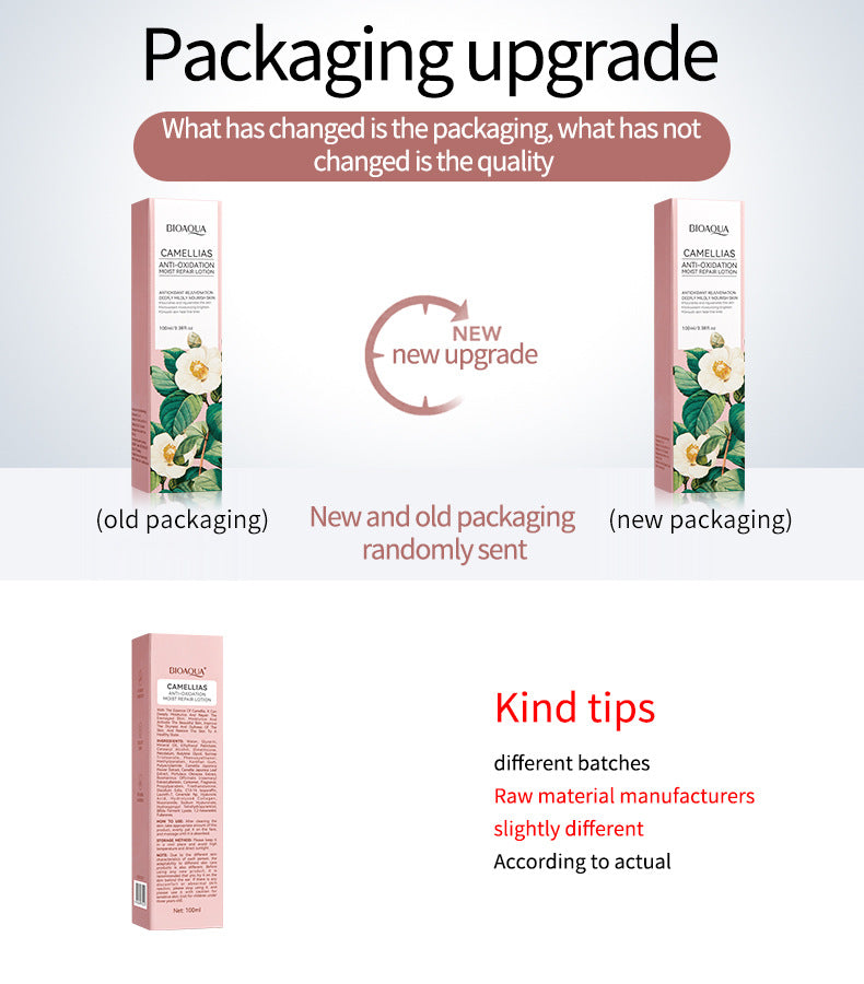 Camellia Lotion100ml BIOAOUA Moisturizing and Hydrating Body Lotion Cross-Border Wholesale