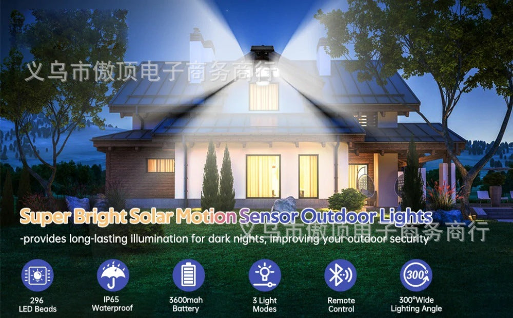 Solar Light Outdoor Garden Light Human Body Sensing Split Street Light Waterproof Wall Garden Garage Lighting Wall Light