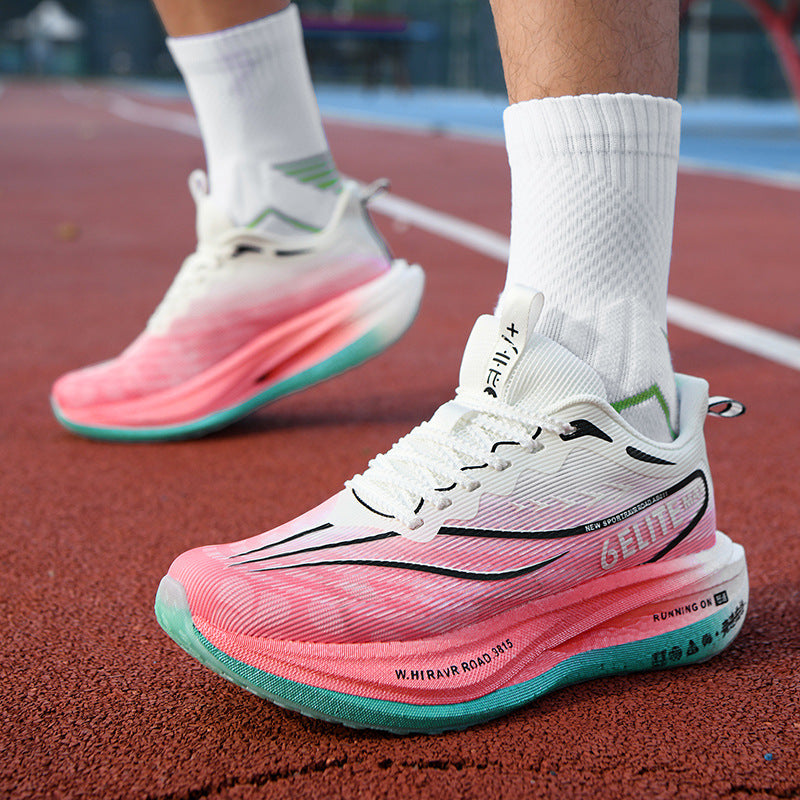 2025New model Feidian6pro Popcorn Carbon Plate Professional Racing Running Shoes Comfortable Breathable Unisex Sports Shoes