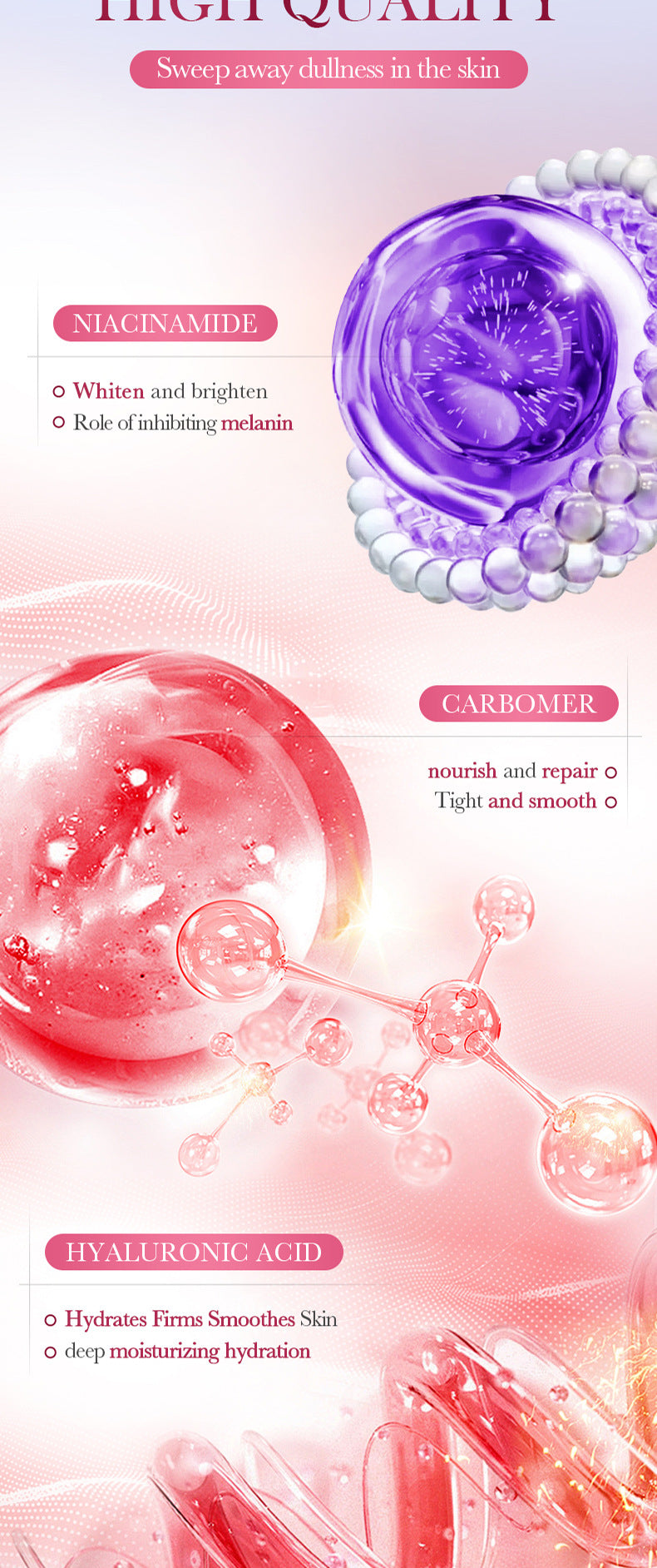 Watermelon Niacinamide Toner SADOER Moisturizing Essence Water Cross-Border Wholesale