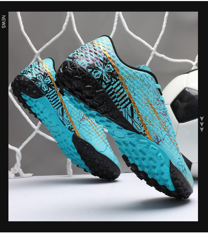 New professional football shoes for men and women AG Spike TF Broken Nail Youth Student Grassland Competition Training Shoes