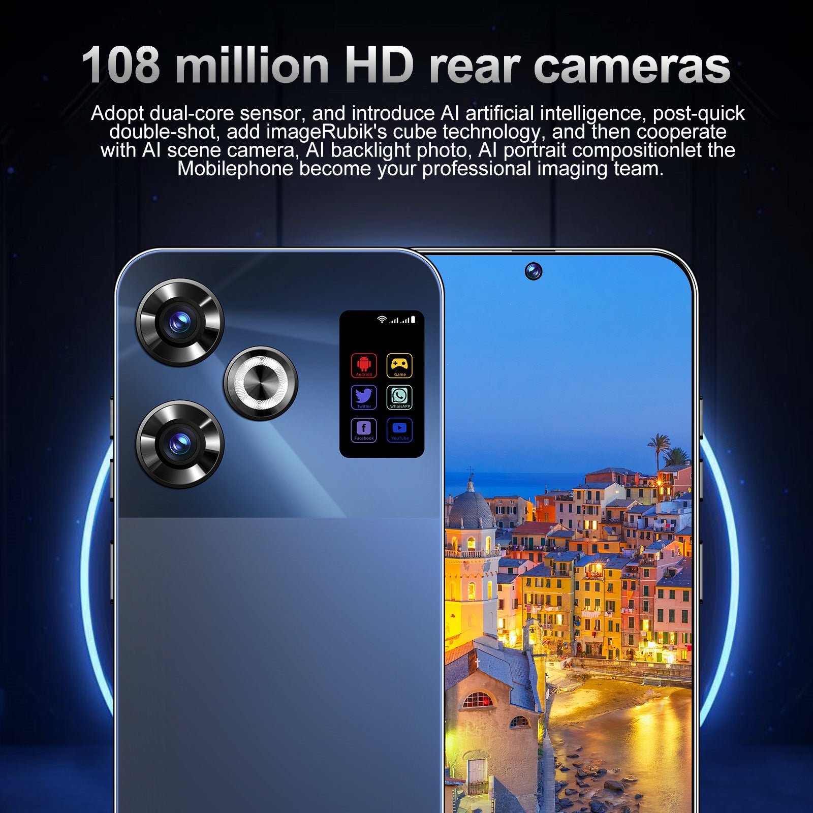 Globally Exclusive for Mobile Phones S25Ultra Large Screen HD4+64G Large Memory Wholesale Source
