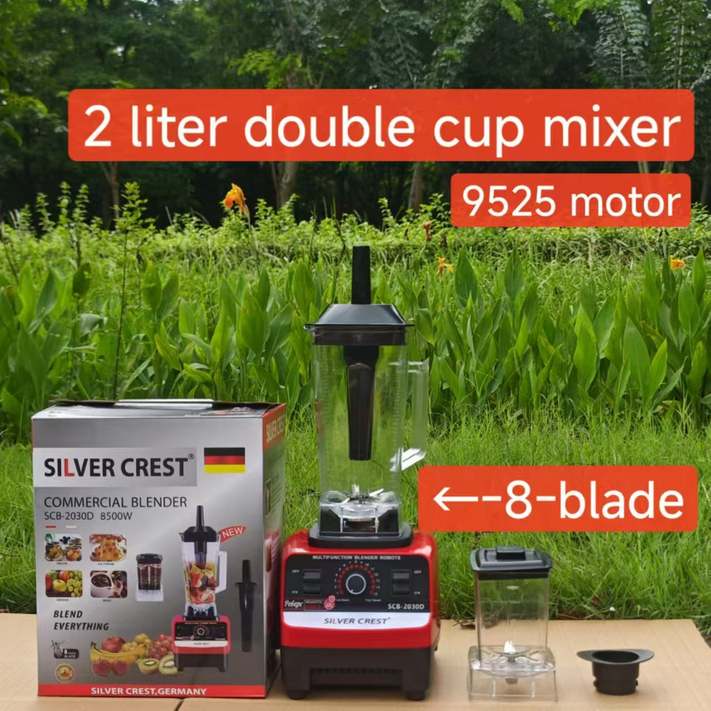 4L8in1blender Stainless Steel High-Power Pure Copper Blender Meat Grinder Ice Crusher Juicer Blender