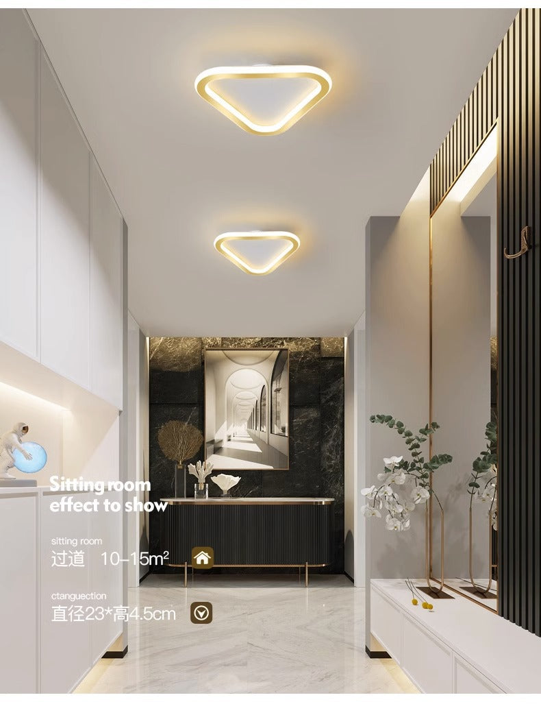 Nordic Corridor Entrance Hallway Light Simple Modern Creative Cloakroom Light led Balcony Small Ceiling Light Fixture