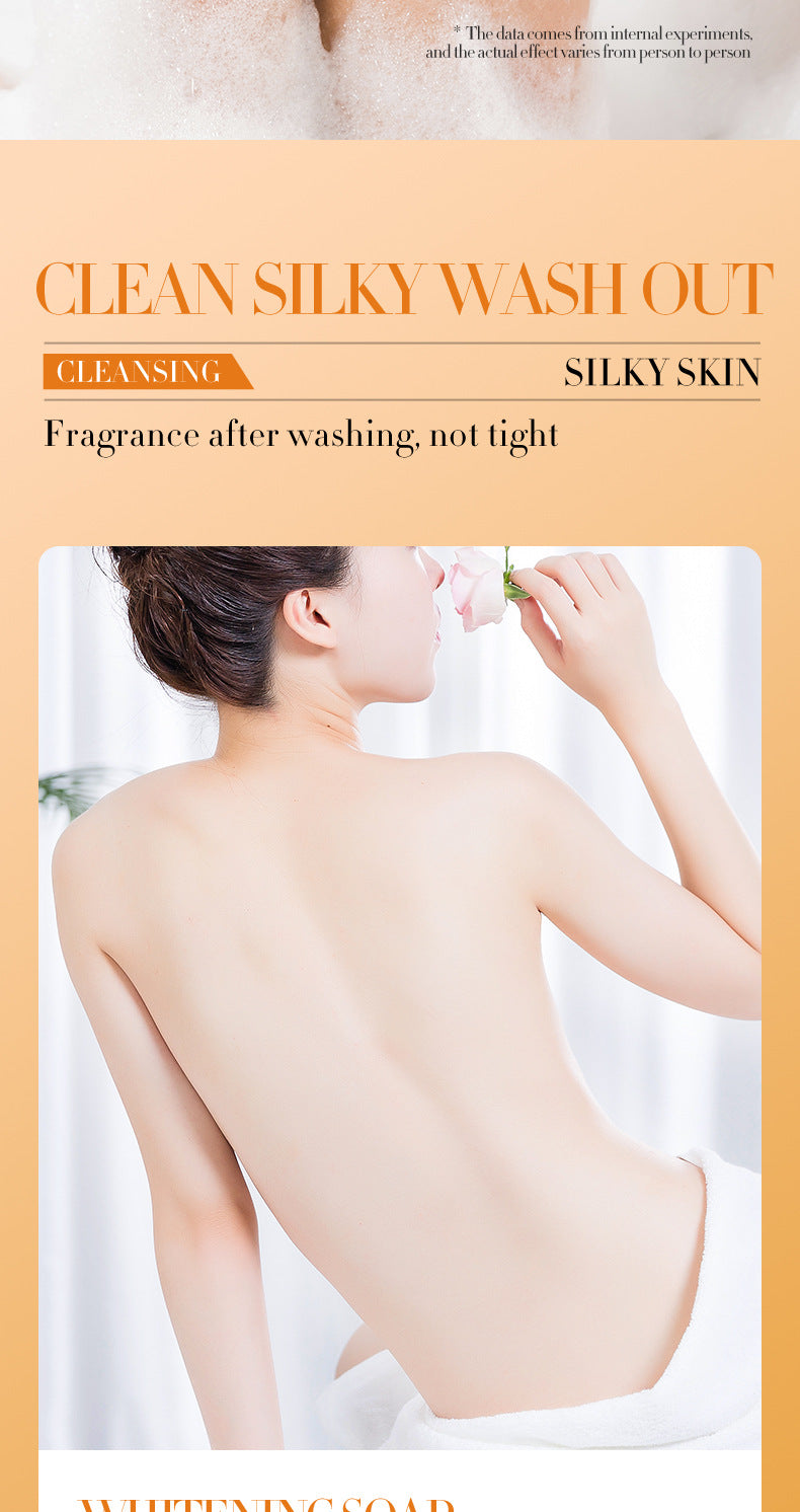 All English Vitamins C Soap SADOER Clean Bath Cleansing Essential Oil Handmade Soap  Foreign Trade Wholesale