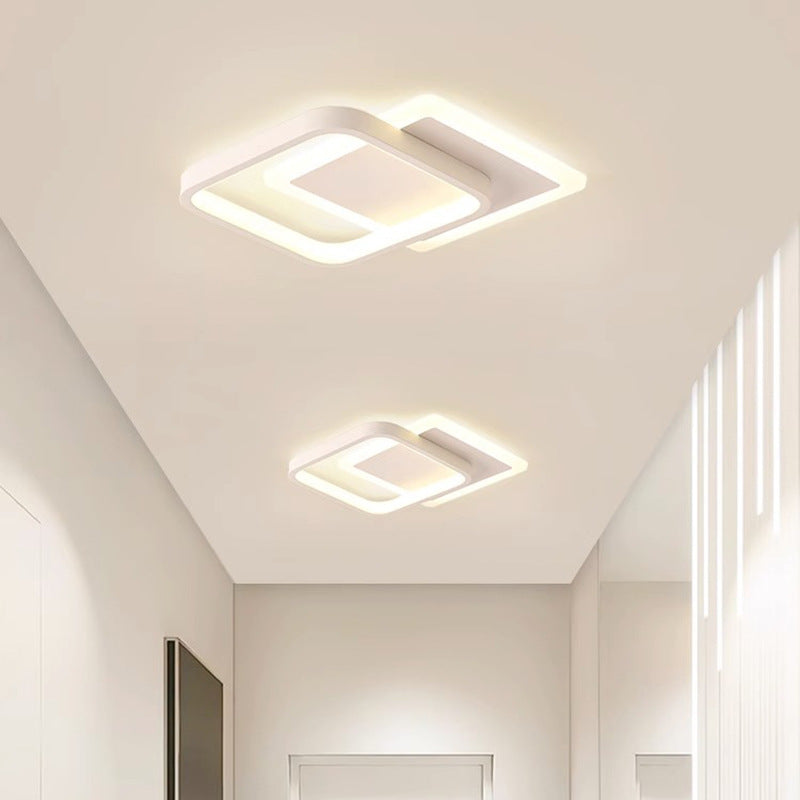 Creative aisle light corridor light, simple and modern led Ceiling Light Square Cloakroom Surface Mounted Recessed Entryway Stair Light