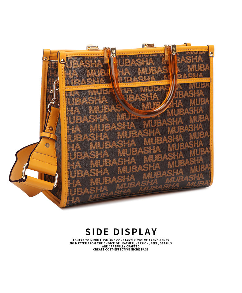 Women's Fashion Trend New Vintage Floral Series Handbag Large Capacity Unique Stylish Crossbody Bag