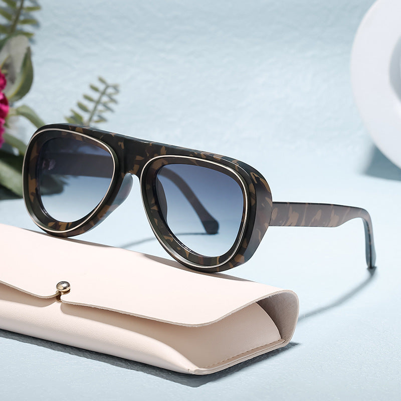 European and American Toad Sunglasses for Men, High-End Pilot Sunglasses, Men's Driving Sun Protection Glasses sunglasses