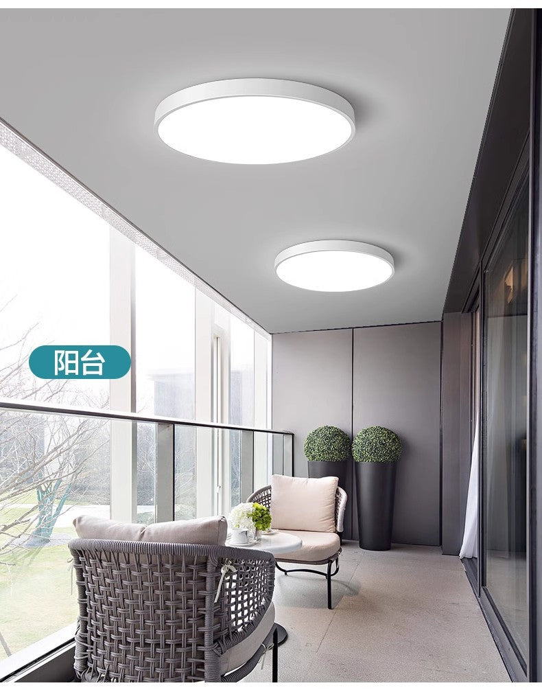 Smart Ceiling Light LED Aisle Corridor Lighting Stair Light Entryway Voice-Controlled Light Radar Human Body Sensor Light