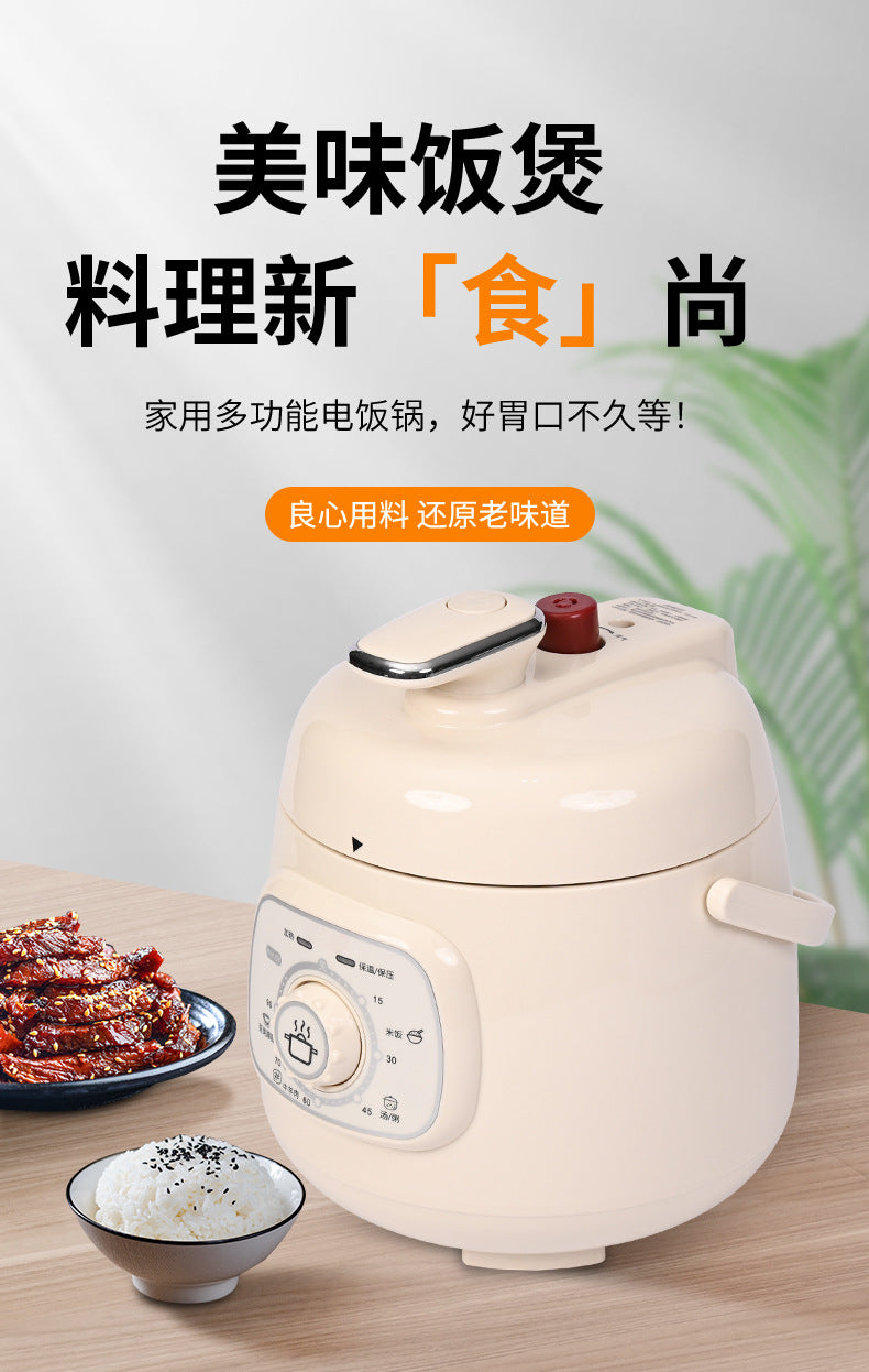 Factory Export  Household2.5L Electric Pressure Cooker Large Capacity Rice Cooker Multi-Function Wholesale Pressure Cooker