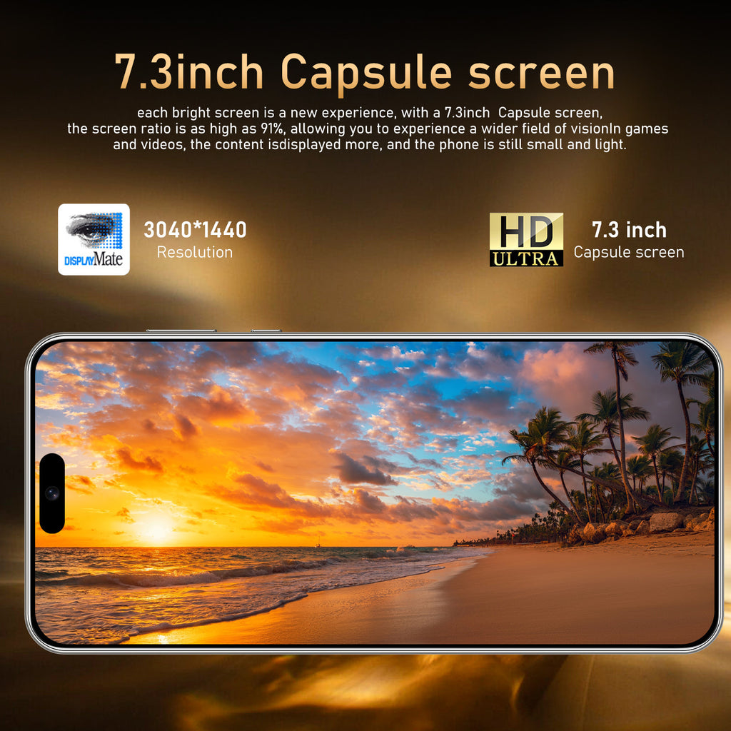 Globally Exclusive for Smartphones i16pro max Android Large Screen16+1T Source Factory(Popular)