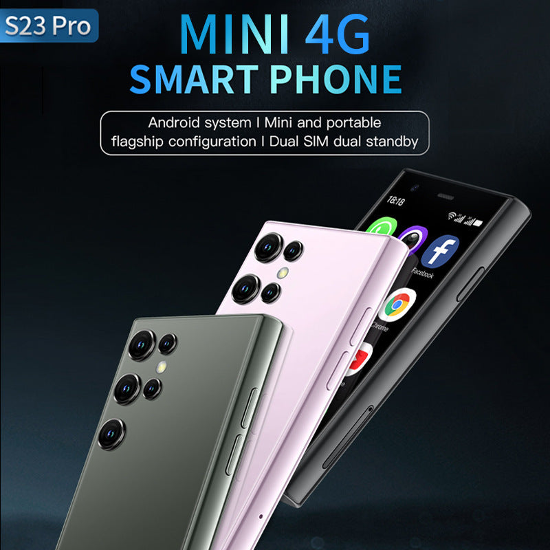 New Product S23Pro Mobile Phone3Inch2+16GB Android8.1Smart Mini Mobile Phone Ultra Small Pocket Backup Phone