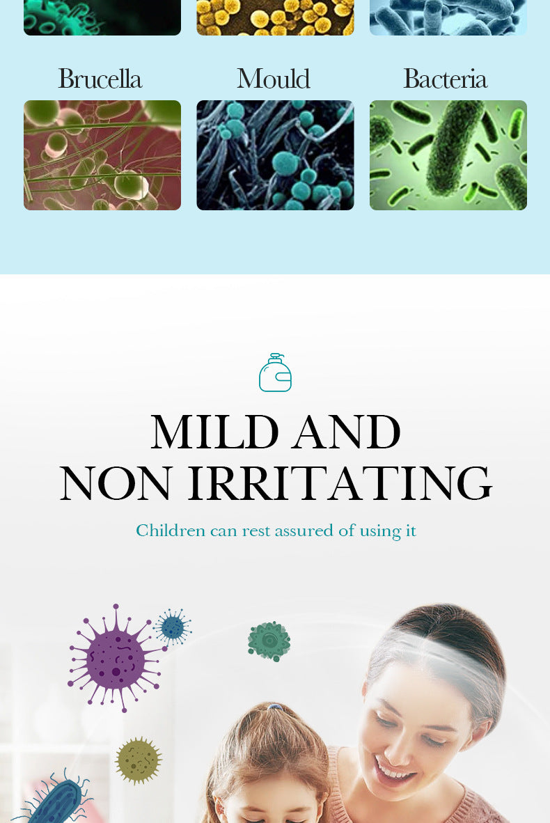 All English Hand Sanitizer500ml SADOER Foam Deep Cleansing Large Capacity  Foreign Trade Wholesale