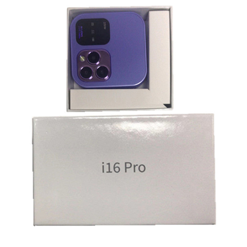 New i16pro Flip mini Mobile Phone i17pro Button Elderly Phone Dual SIM2G Foreign Language