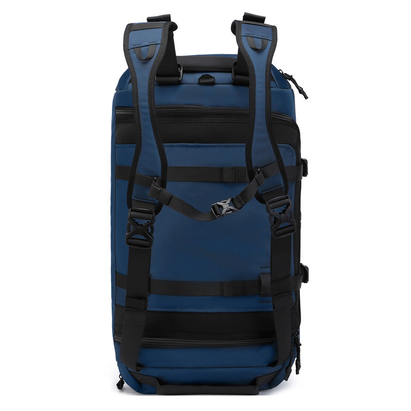 New Men's Travel Bag Large Capacity Sports Fitness Bag Waterproof Handheld Multifunctional Short Trip Backpack Yoga Bag