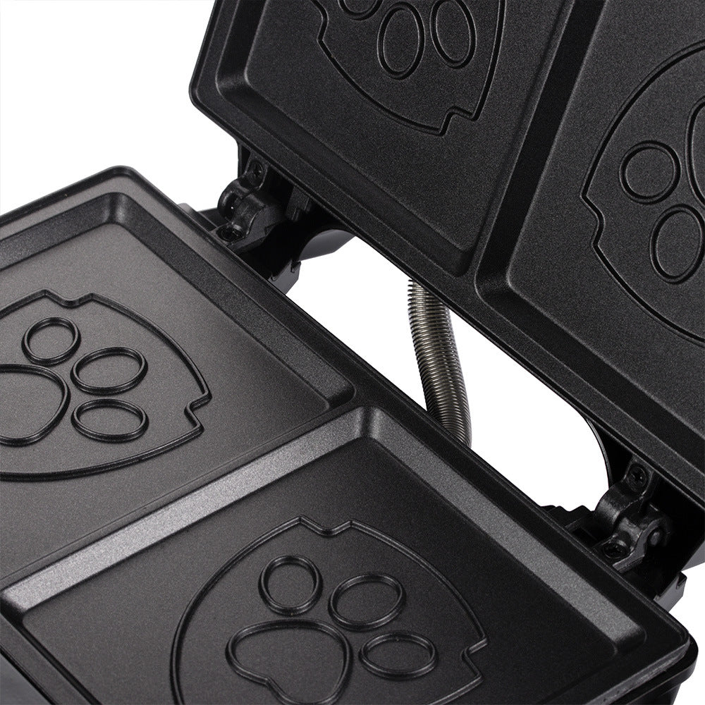 RAF European Standard Household Sandwich Maker Toaster Stainless Steel Multifunctional Cartoon Breakfast Maker R.526