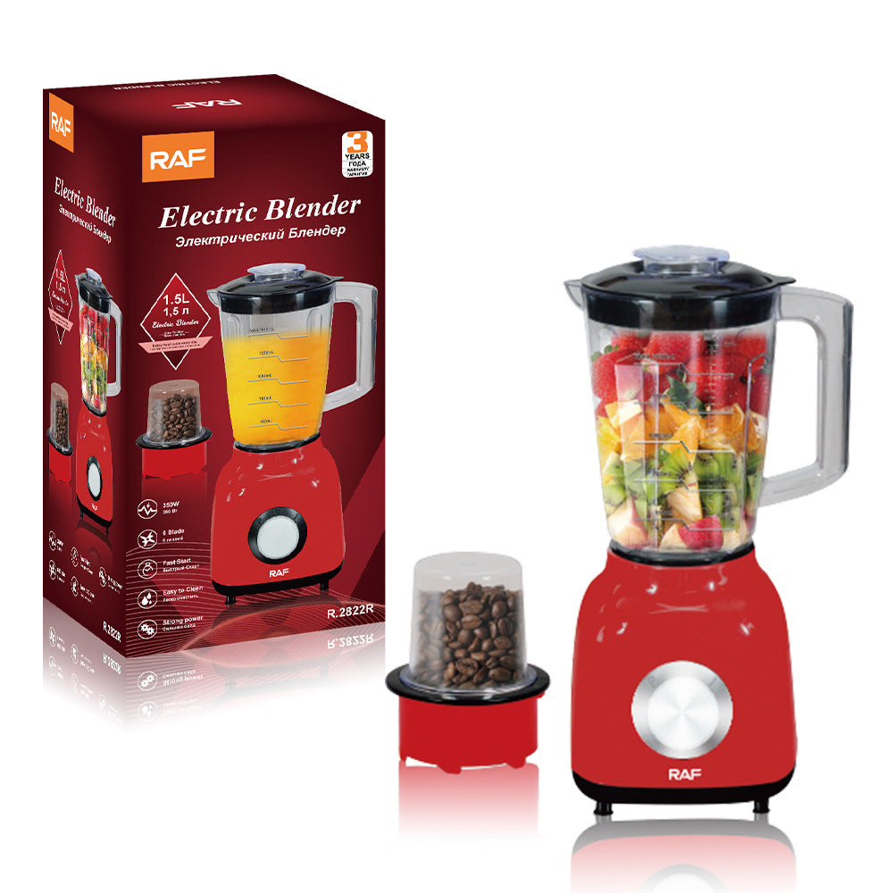 European Standard Blender for Home and Commercial Use, Smoothie Maker, Soy Milk Maker, Fruit Juicer, Plastic Cup Blender