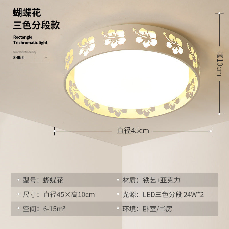 Bedroom Lamp Round Light Fixture LED Living Room Home Ceiling Light Fixture Simple Modern Cozy Romantic Creative Room Lamp