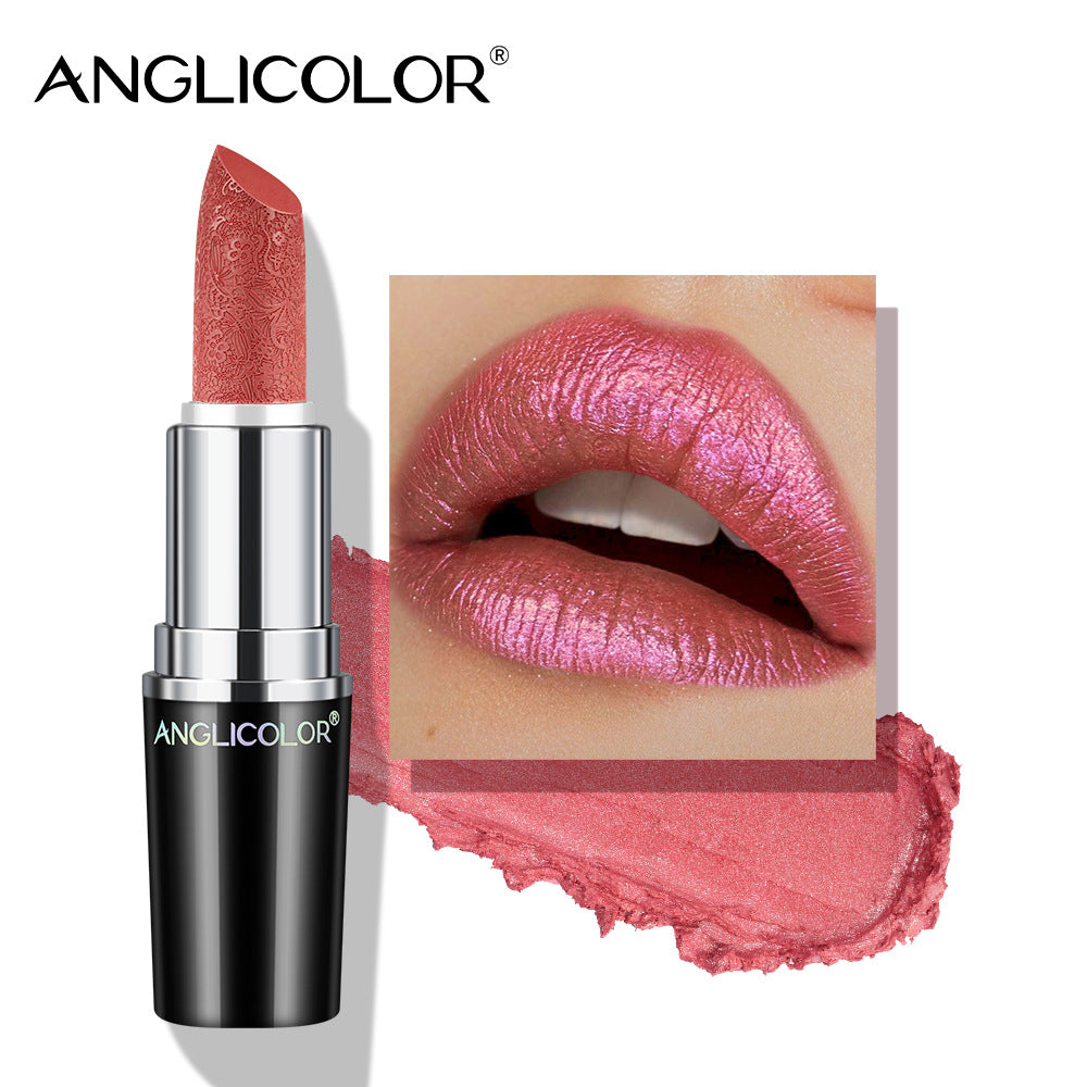 Specially designed for makeup, non-smudging, non-stick cup lipstick, pearlescent moisturizing lipstick, pearlescent nourishing moisturizing color-changing lip balm