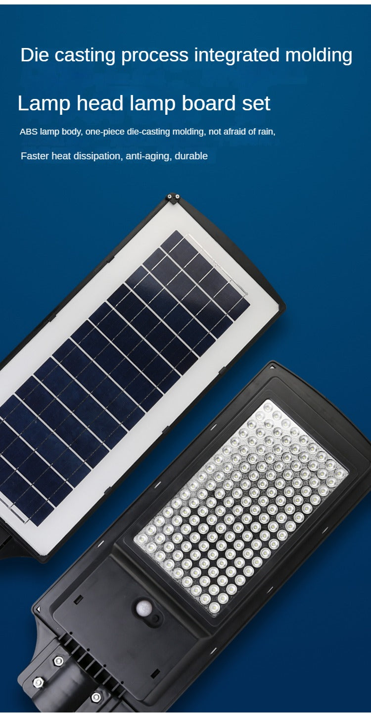 Waterproof Garden Road Lighting Human Body Induction Energy-Saving Aluminum Outdoor Integrated Solar Street Light