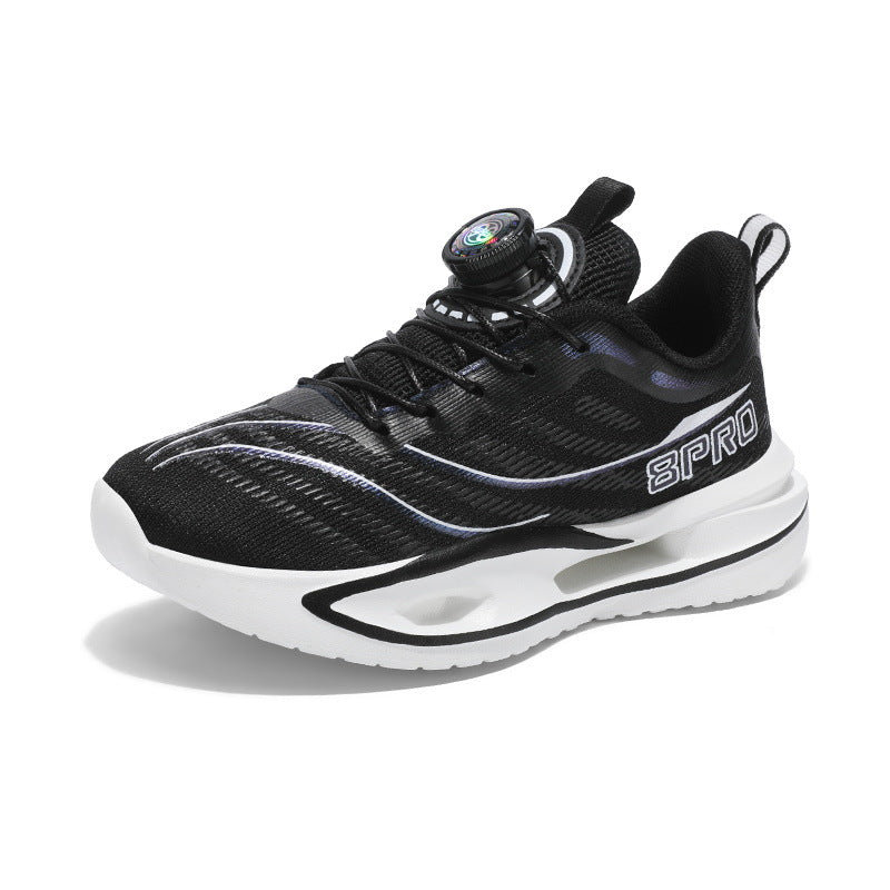 Spring and Summer Fashion Comfortable Running Shoes for Teenagers, Casual Shoes with High Elasticity and Shock Absorption, Student Marathon Training Sports Shoes