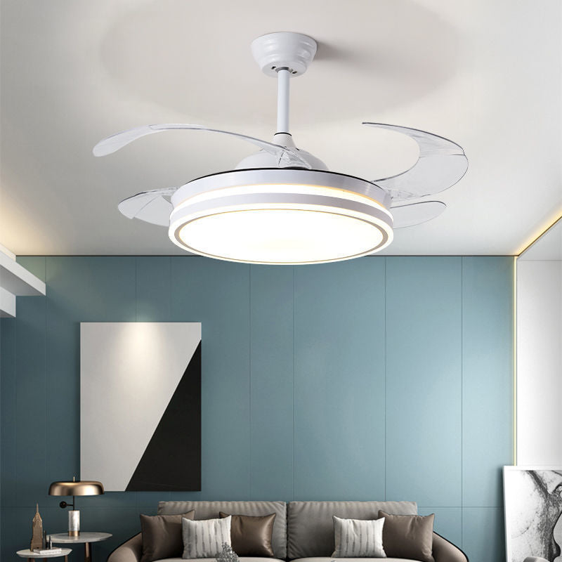 Invisible Fan Light Living Room Integrated Bedroom Light Ceiling Fan Light Strong Wind Home Smart Dining Room Electric Fan Ceiling Light Factory