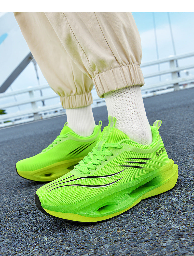 Red Rabbit9PRO Carbon Plate Running Shoes for Men and Women, Racing Mesh Breathable Running Shoes, Fashionable Versatile Shock Absorption Sports Shoes