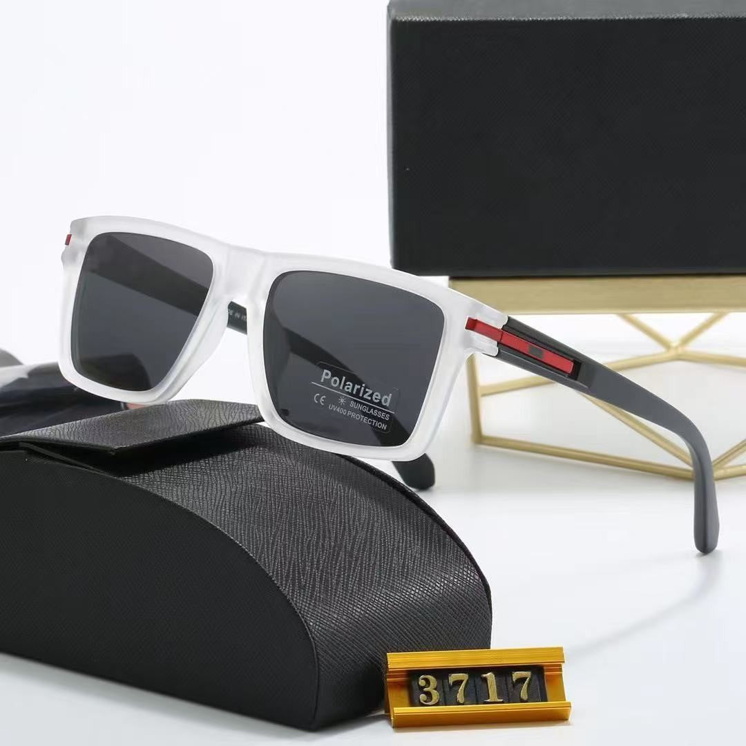 2024New Square Frame Retro Business Men's Polarized Sunglasses Hot Trend Outdoor Driving Sunglasses
