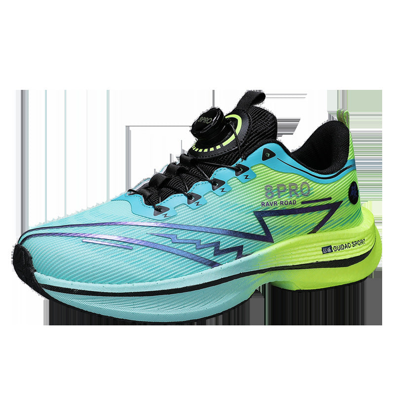 2025New8pro Full Palm Carbon Plate Racing Shock Absorption Running Shoes Men and Women Couples Rotating Buckle Youth Shoes Sports