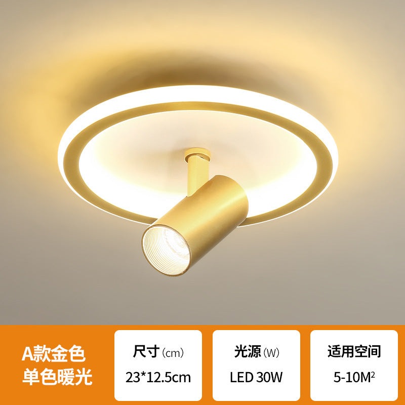 Aisle Light with Spotlight Corridor Light Entryway Staircase Cloakroom Balcony Light Luxury Internet Celebrity Ceiling Light led
