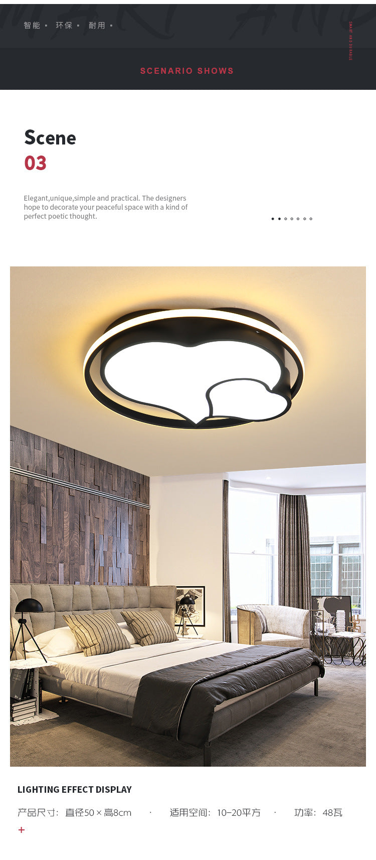 round led Ceiling Lamp Bedroom Lamp Modern Minimalist Living Room Lighting New Hotel Room Restaurant Room Lighting
